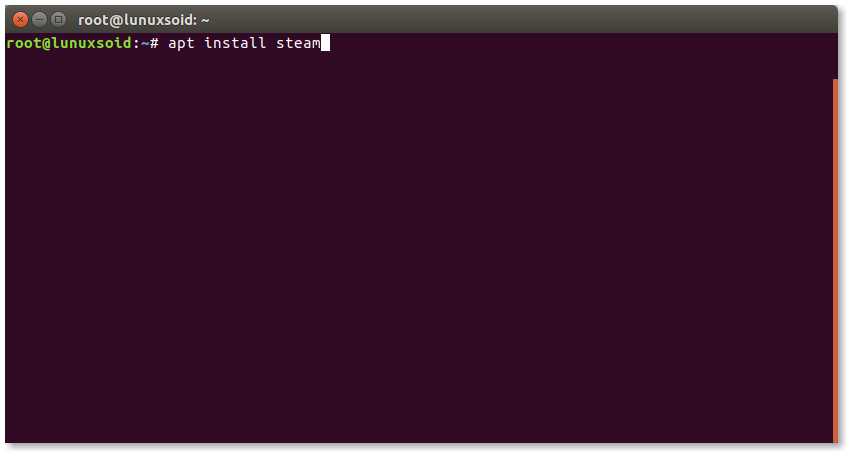 Установка Steam в Ubuntu 16.10