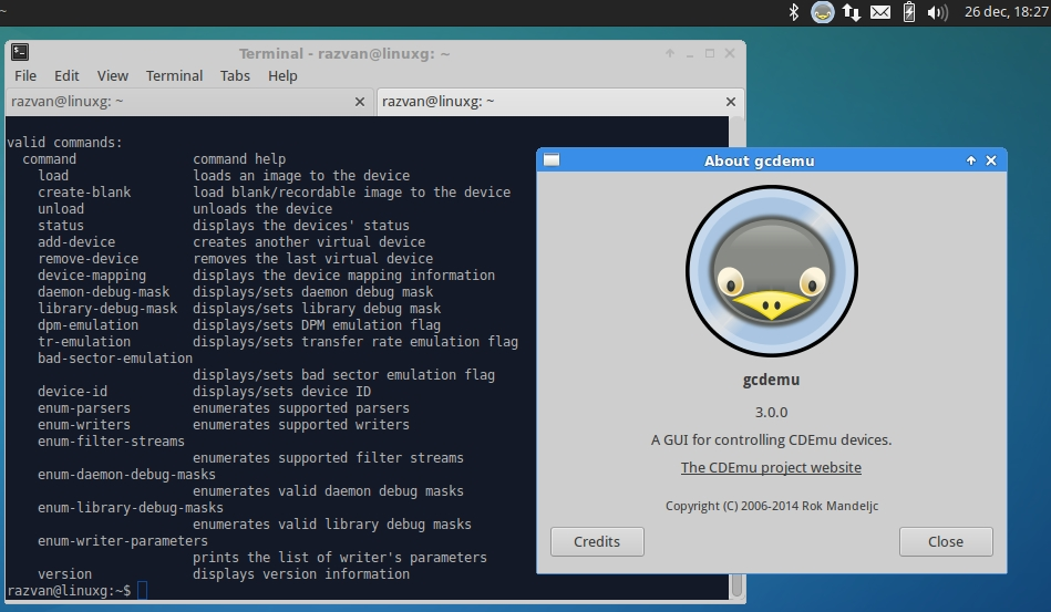 gCDEmu - устанавливаем аналог DAEMON Tools в Ubuntu