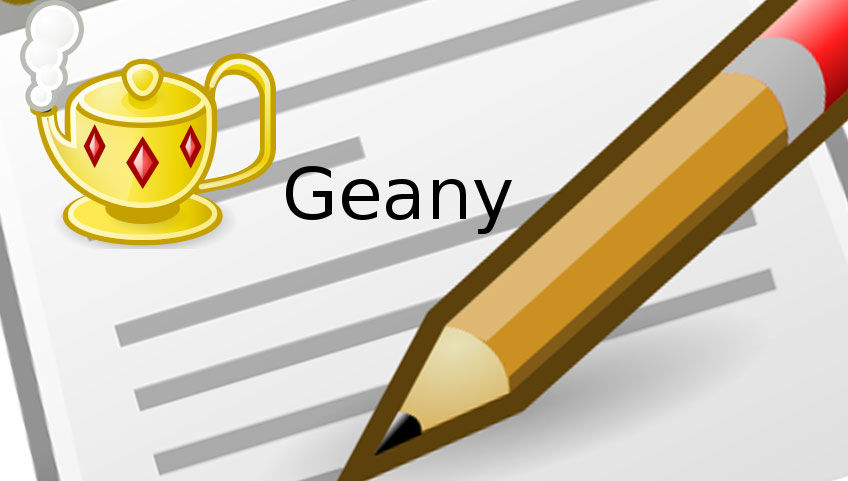 Cреда разработки - текстовый редактор Geany
