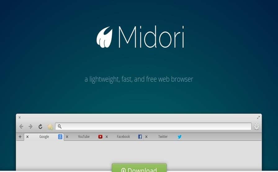 Легковесный браузер Midori для Ubuntu Linux