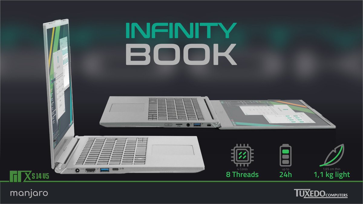 Выпущен элитный ноутбук на Linux с ультрасовременными процессорами Int