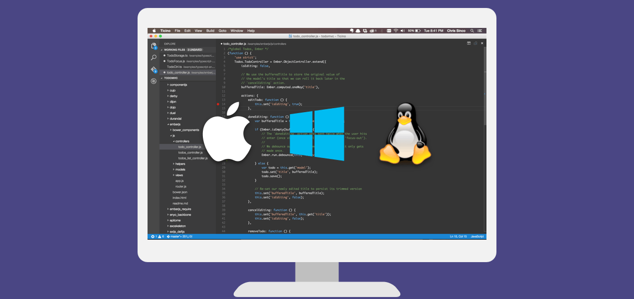 Загружаем архив приложения Visual Studio Code для Ubuntu Linux