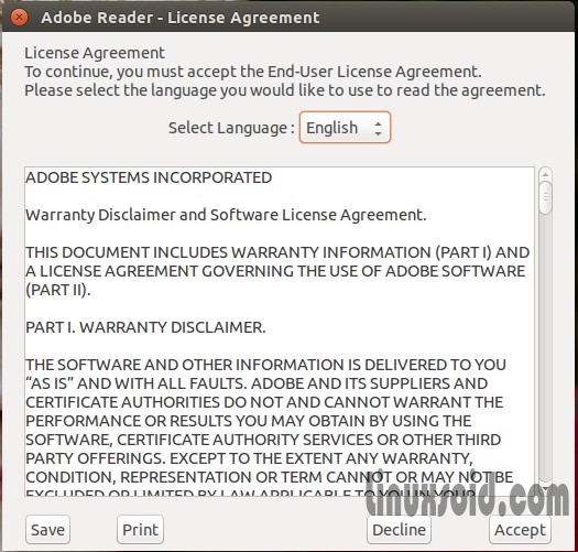 Соглашаемся и принимаем соглашение Adobe