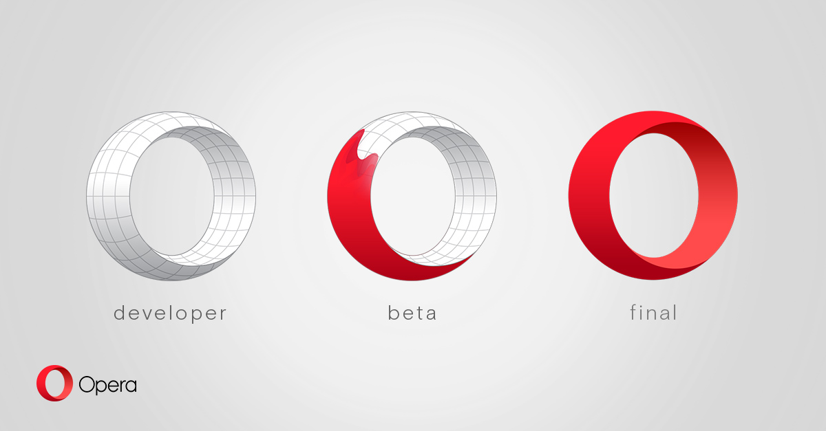 Новый логотип Opera