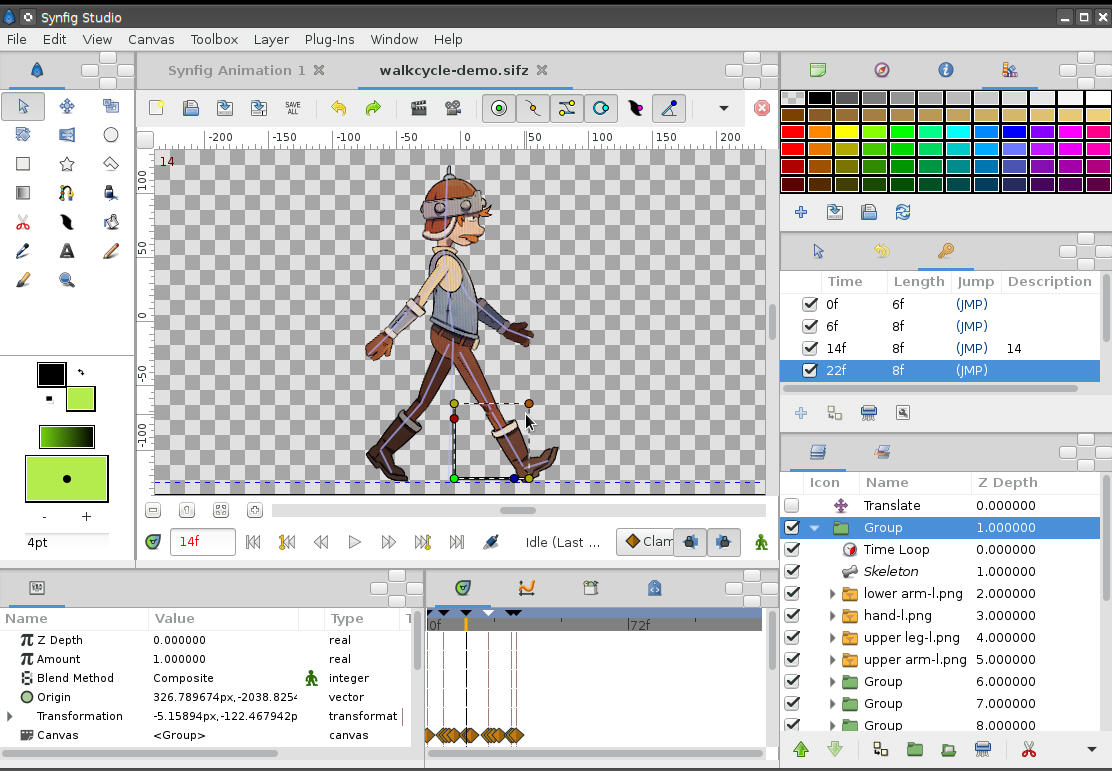 Создаем анимацию с помощью Synfig Studio 1.0