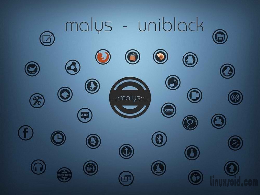 Malys UniBlack Icons - 1