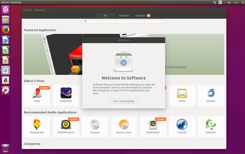 Gnome Software - менеджер приложений в ubuntu 16.04