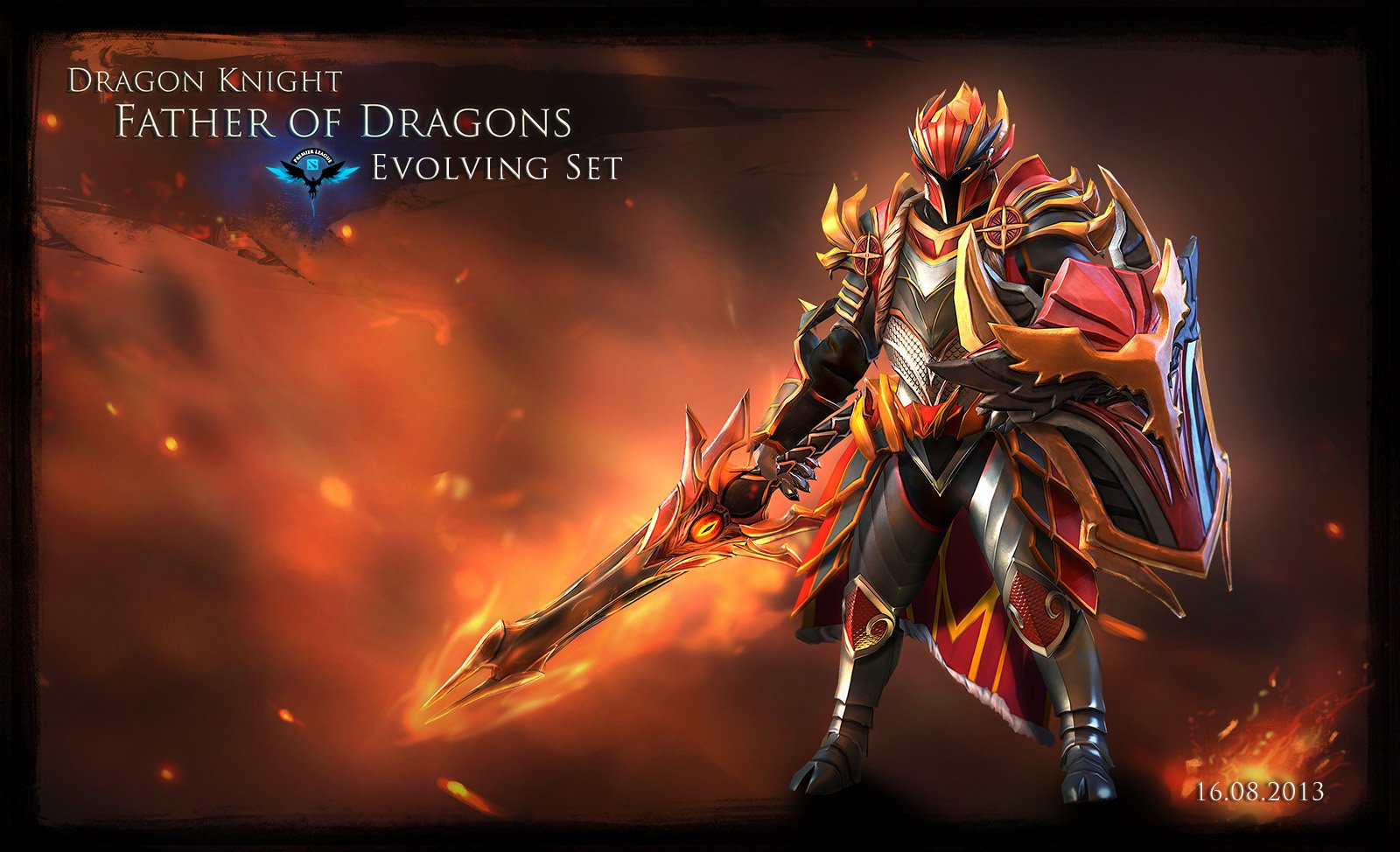Персонаж Dragon Knight с игры Dota 2